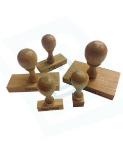 Dřevěné razítko 24x45 mm