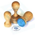 Kulaté dřevěné razítko ø 35 mm