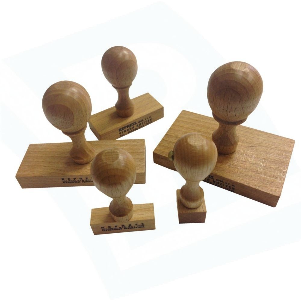 Levně dřevěné razítko 25x30 mm - vč. štočku