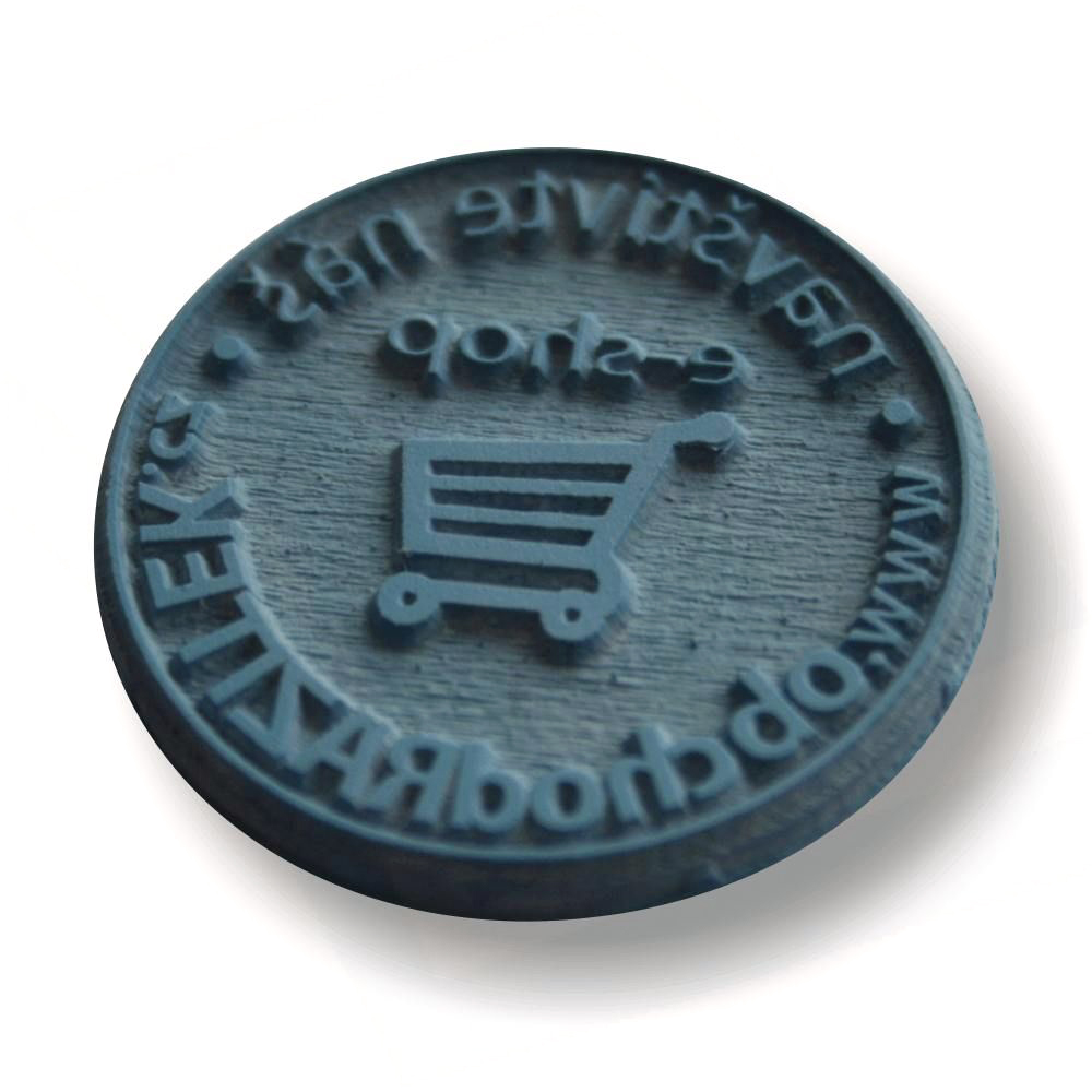 Levně Textový štoček do razítka Printer Oval 55, Printy 44055, Shiny O3555