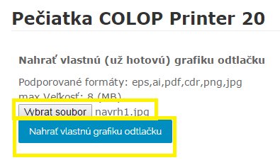 nahrát vlastní grafiku - krok 2 - obchodRAZITEK.cz