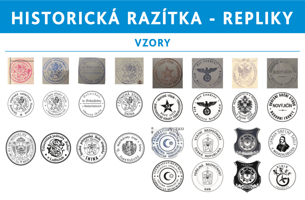 repliky historických razítek - obchodRAZITEK.cz