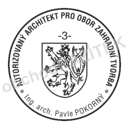 Kulaté razítka pro architekty - ø 25mm || obchodRAZITEK.cz 