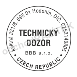 Kulaté razítka pro revizního technika - ø 30mm || obchodRAZITEK.cz 