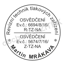 Razítka pro revizní techniky